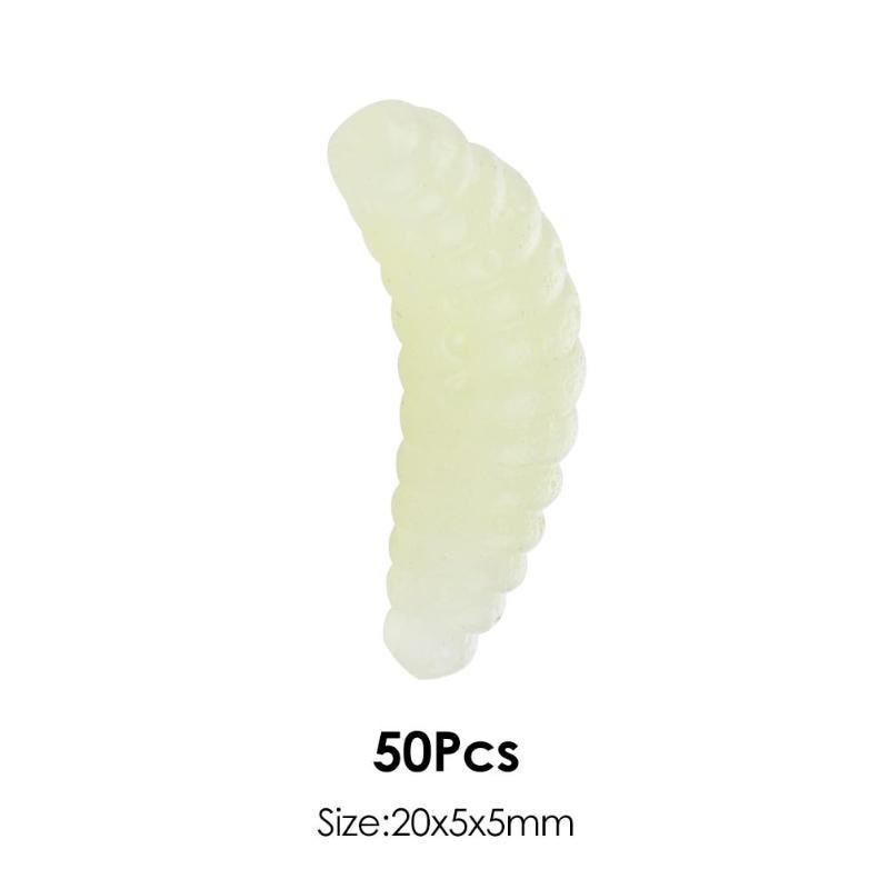 50pcs/set Plastic Soft Fishing Lures